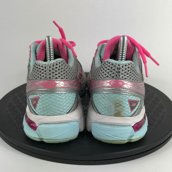 Asics GT-1000 3 Silver/Pink Athletic Running Shoes T4K8N Women’s Size 7.5 - Picture 6 of 12